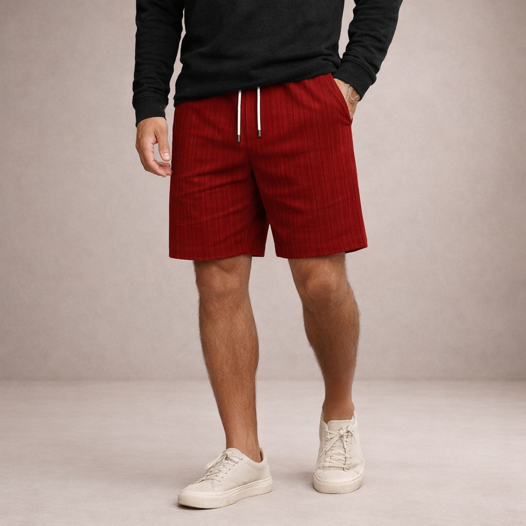 Linen Relaxed Fit Shorts for Men