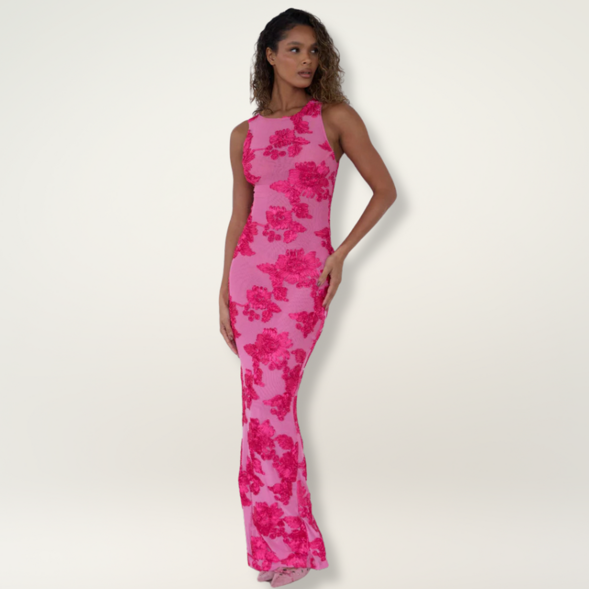Sleeveless Wedding Guest Maxi Dress for Women