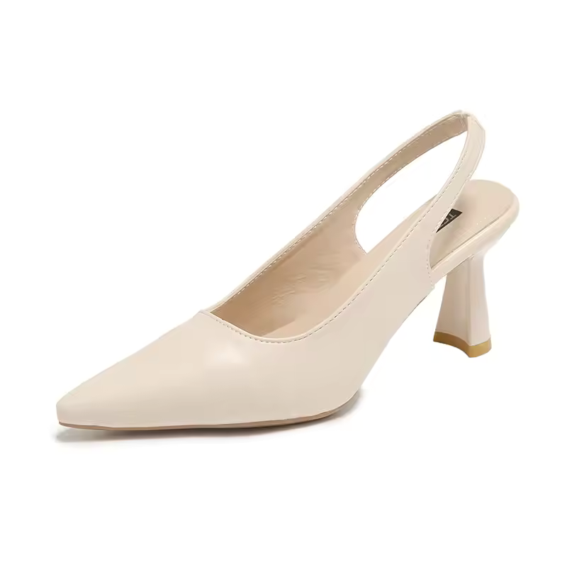 Pointed Toe Kitten Heels Mule Shoes for Women