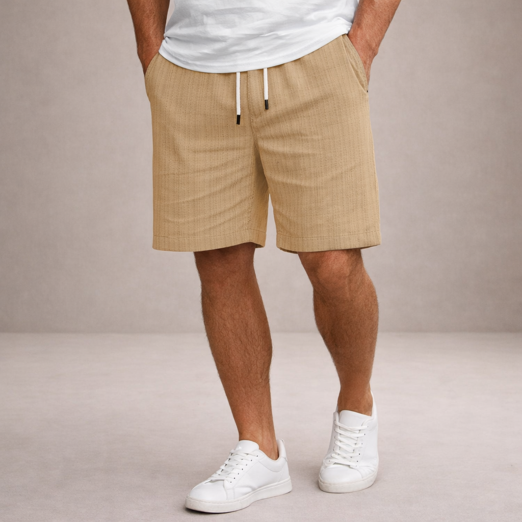 Linen Relaxed Fit Shorts for Men