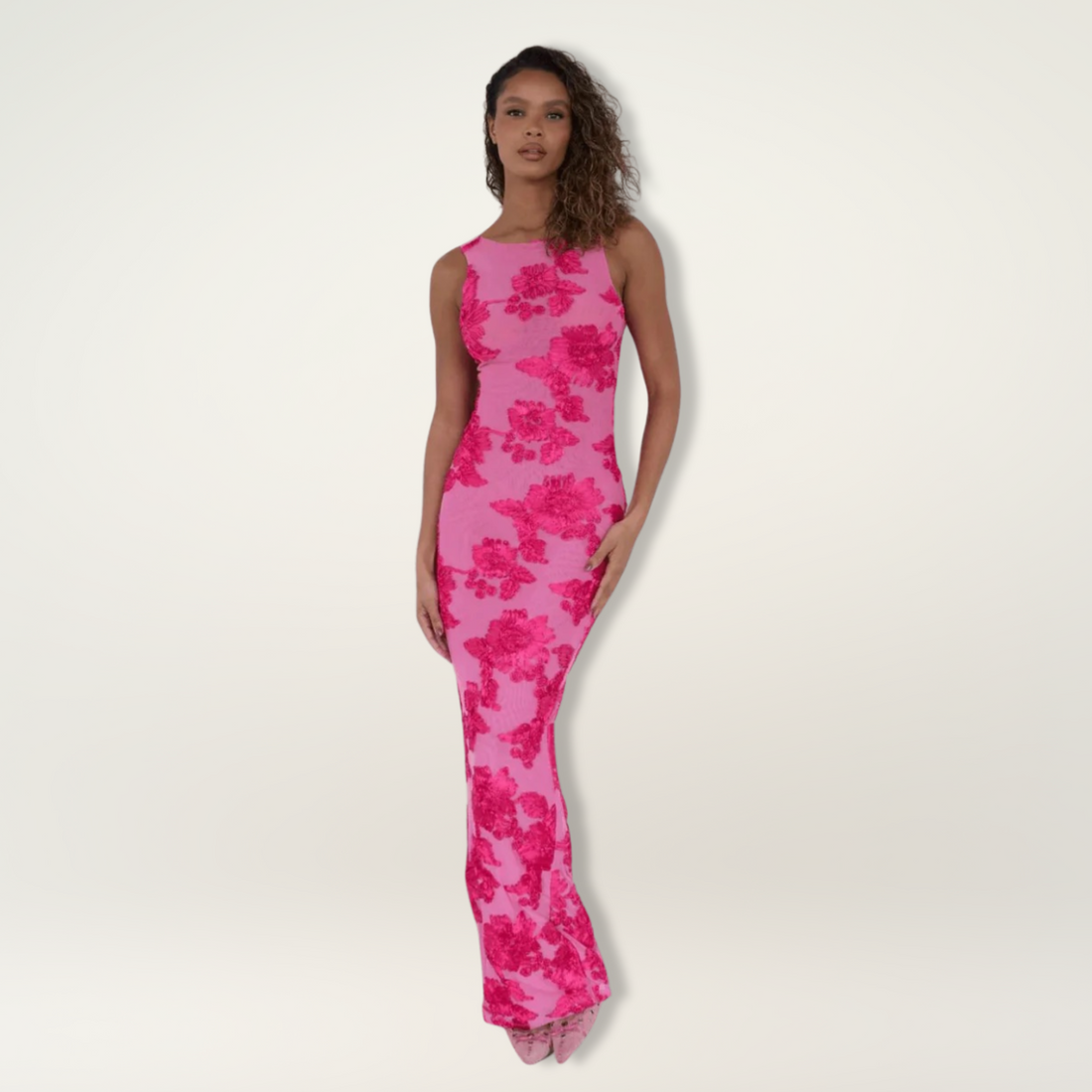 Sleeveless Wedding Guest Maxi Dress for Women