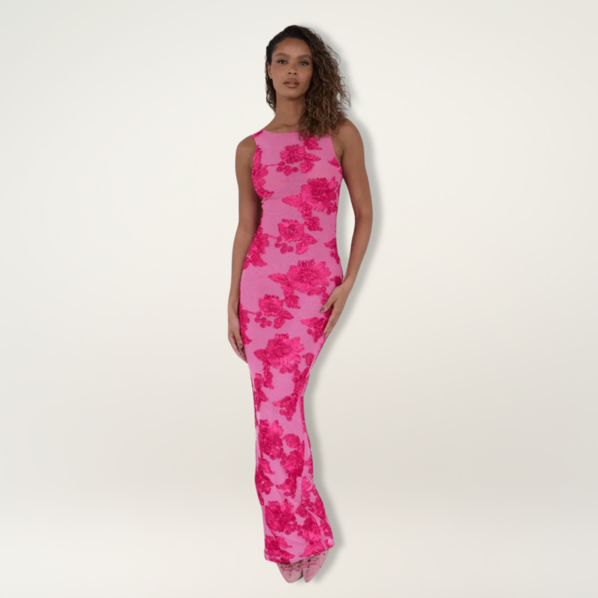 Sleeveless Wedding Guest Maxi Dress for Women