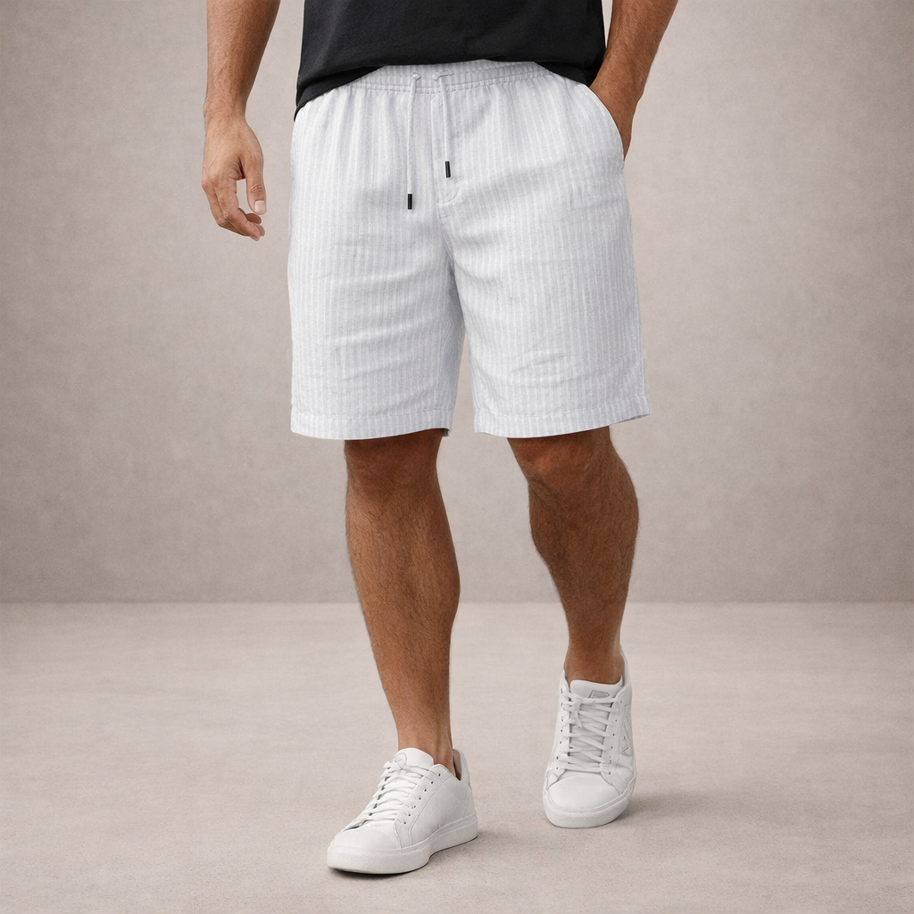 Linen Relaxed Fit Shorts for Men