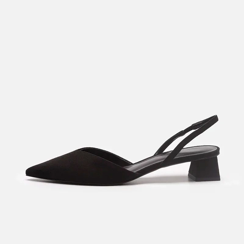 Kitten Heel Slingbacks with Pointed Toe for Women