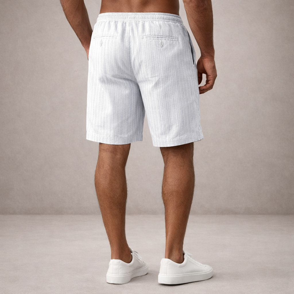 Linen Relaxed Fit Shorts for Men