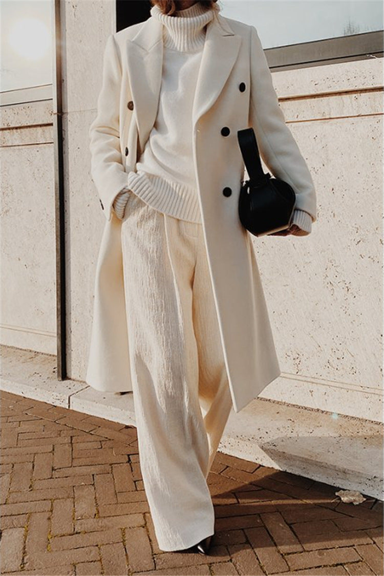 Elegant Long Winter Coat for Women