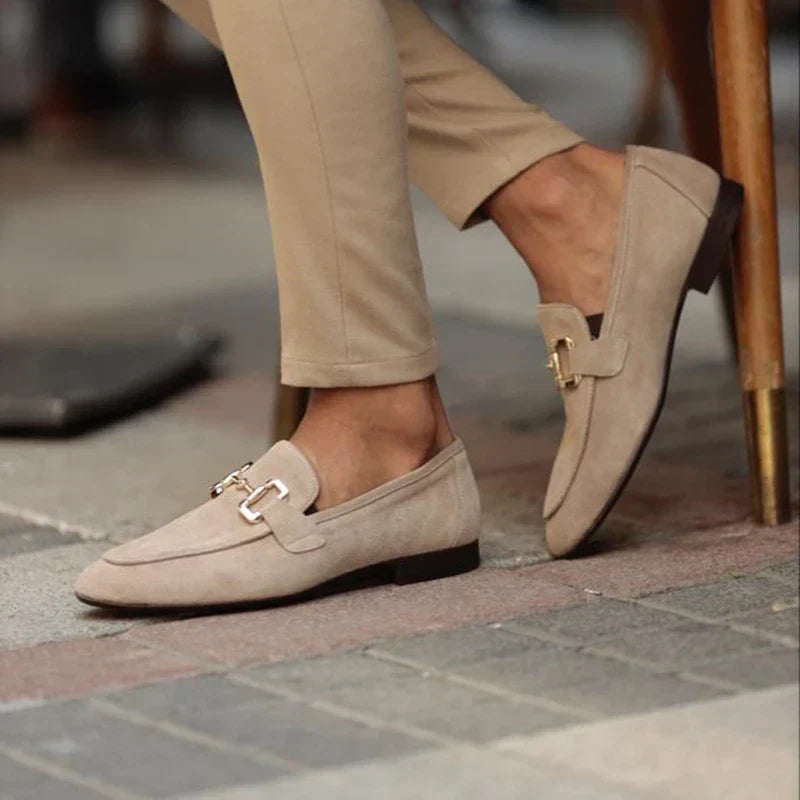 Suede Horsebit Loafer for Men