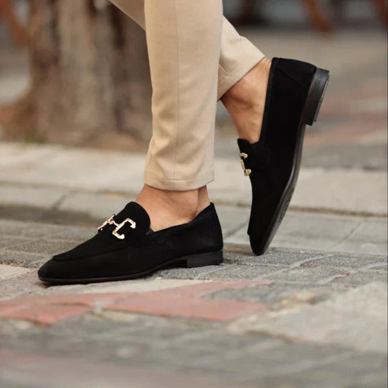 Suede Horsebit Loafer for Men