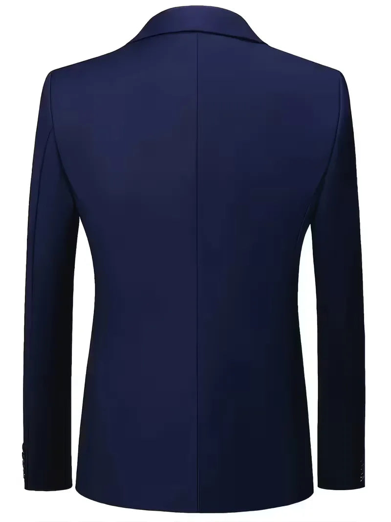 Slim Fit Three-Piece Suit Set for Men