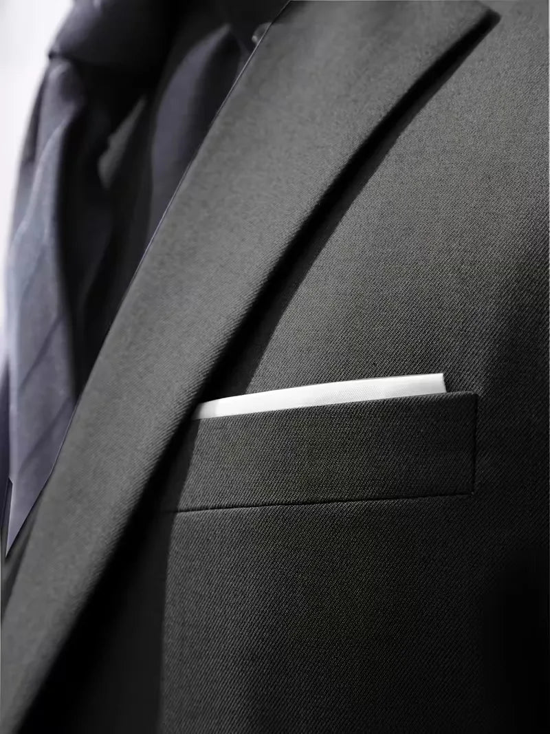 Slim Fit Three-Piece Suit Set for Men