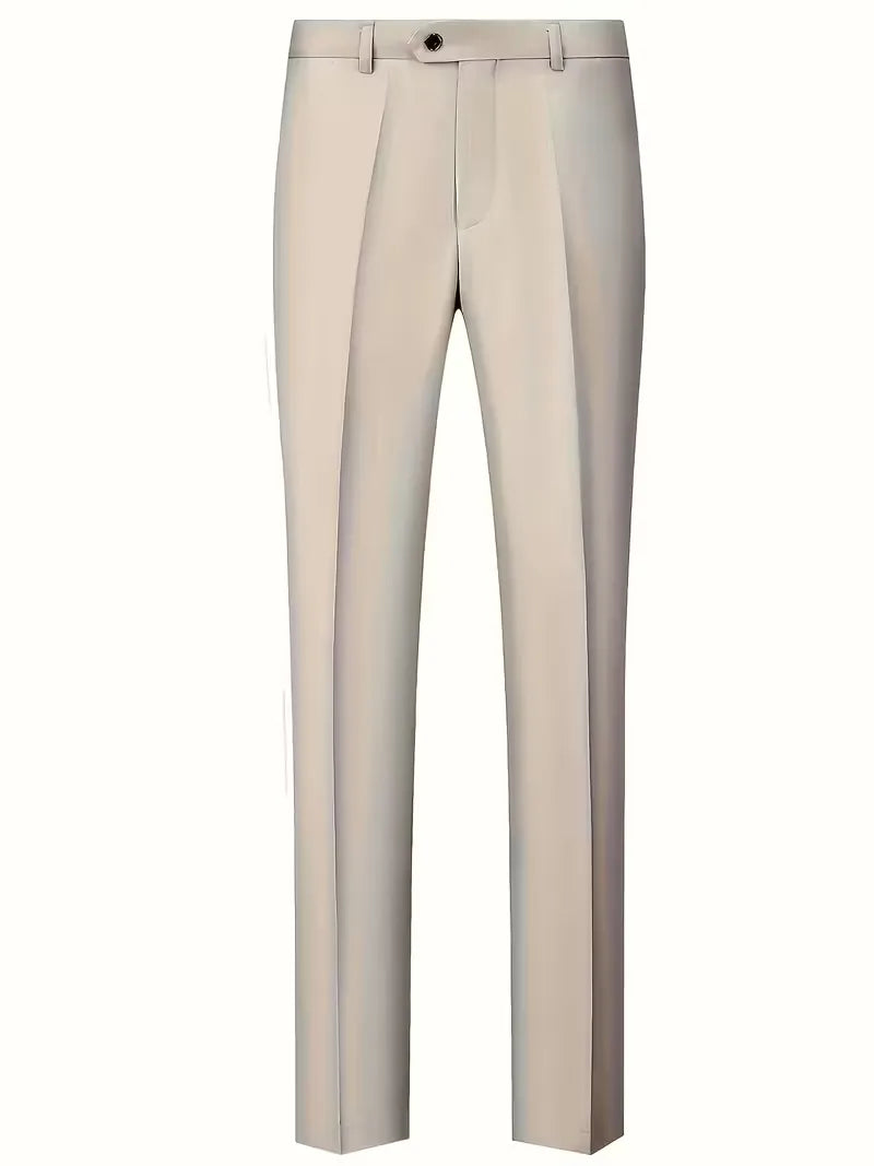 Slim Fit Three-Piece Suit Set for Men