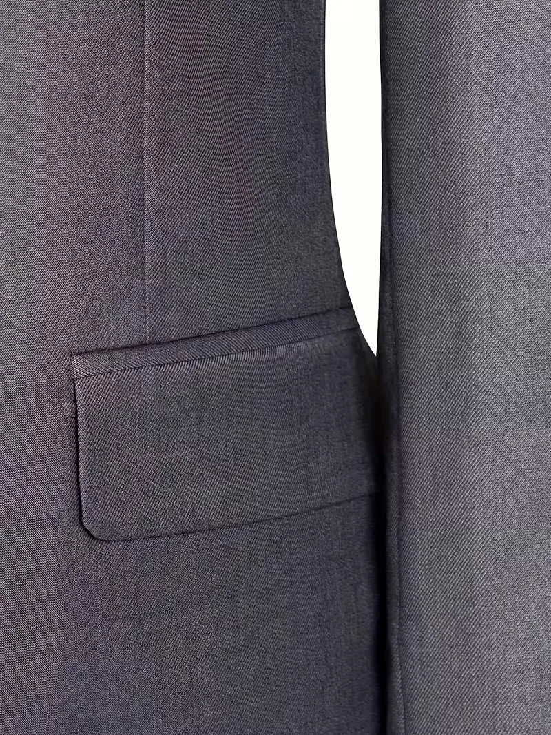Slim Fit Three-Piece Suit Set for Men