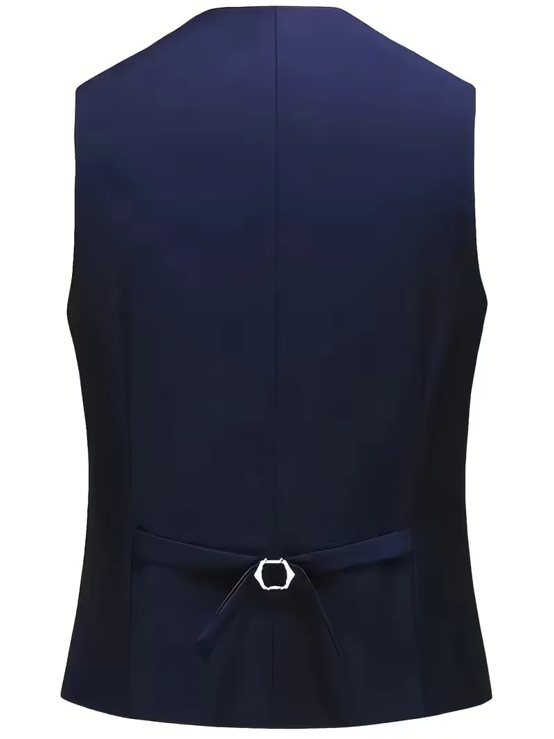 Slim Fit Three-Piece Suit Set for Men