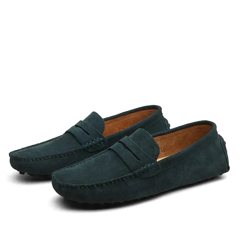Suede Slip-On Loafers for Men