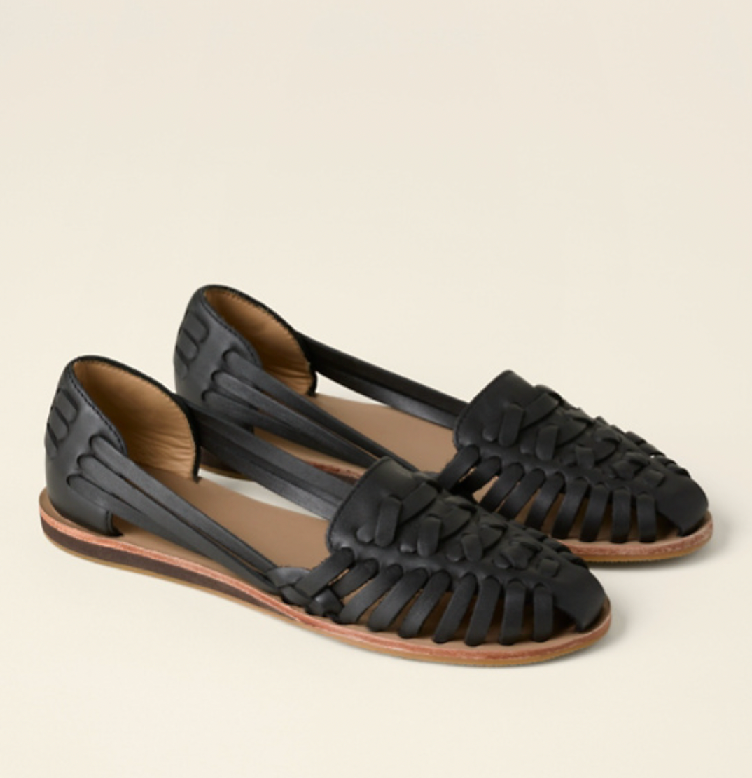Woven Closed Toe Flat Sandals for Women