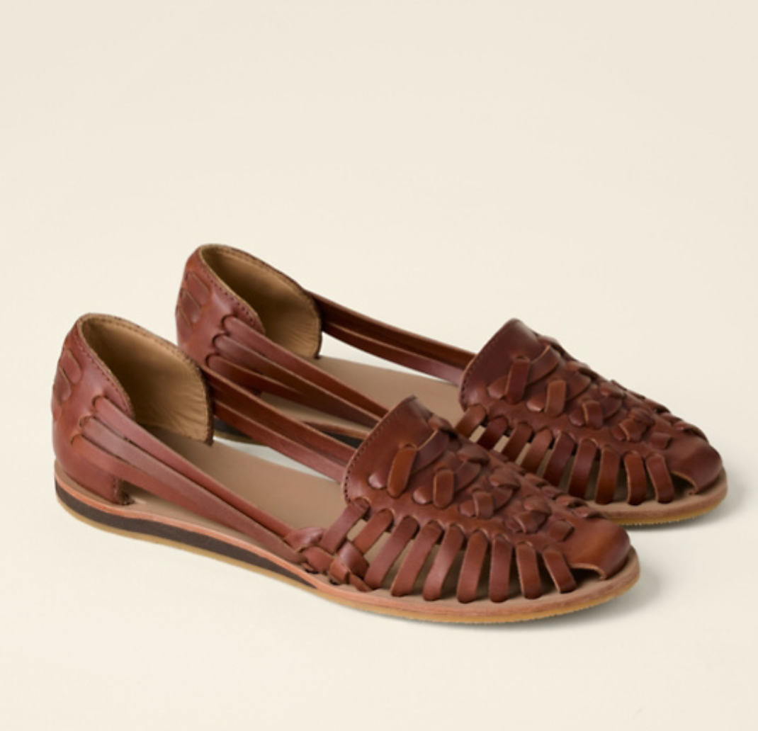 Woven Closed Toe Flat Sandals for Women