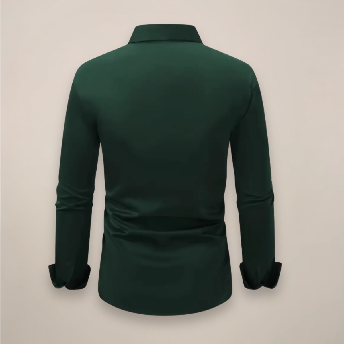 Button-Down Collar Long Sleeve Shirt for Men