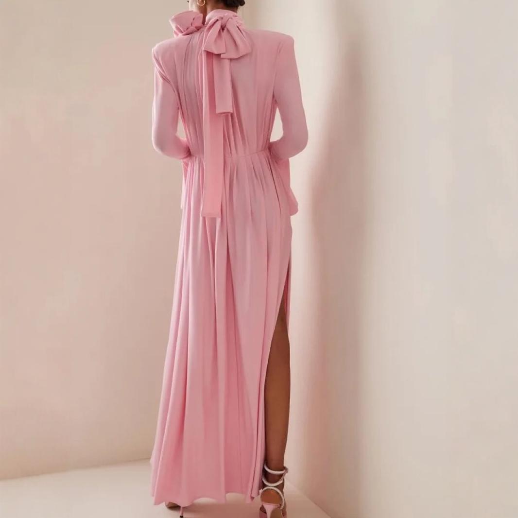Long Sleeve Wedding Guest Maxi Dress for Women