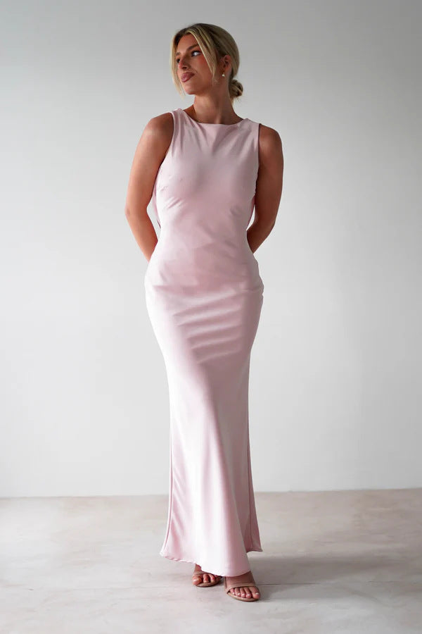 Sleeveless Wedding Guest Maxi Dress for Women