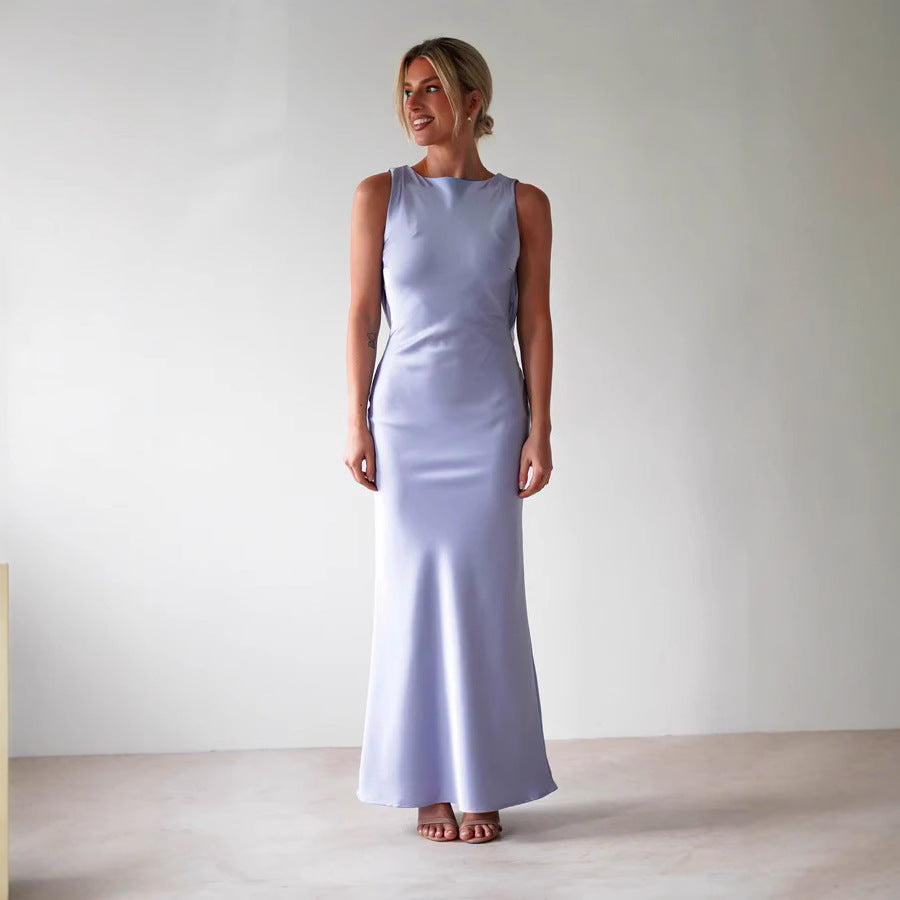 Sleeveless Wedding Guest Maxi Dress for Women