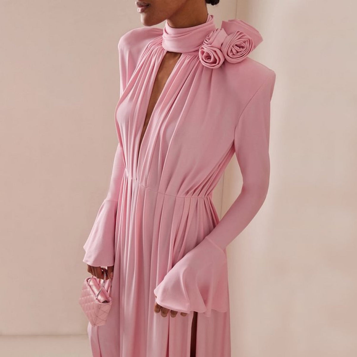 Long Sleeve Wedding Guest Maxi Dress for Women