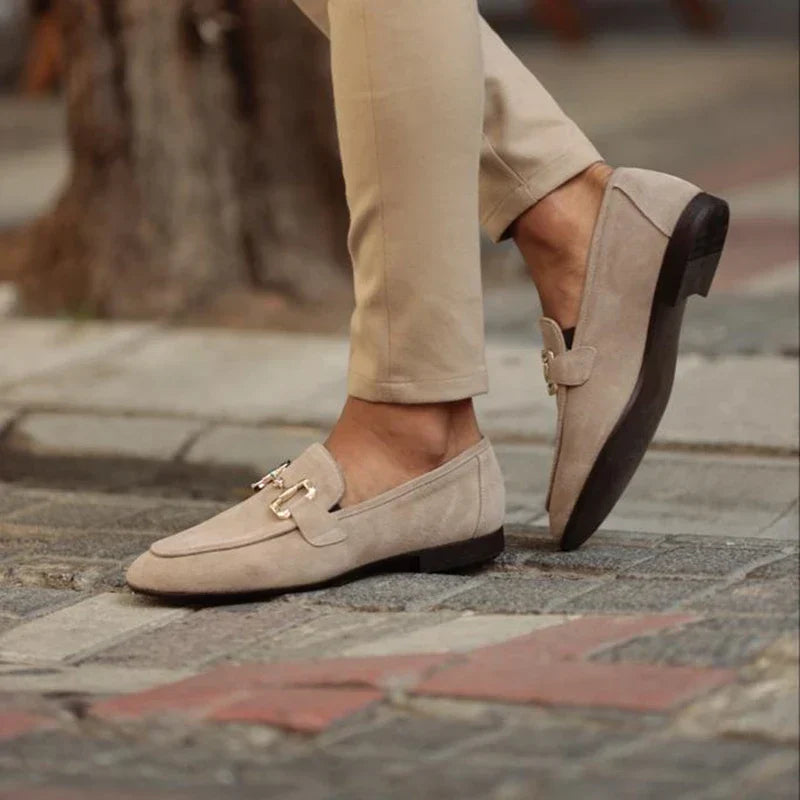 Suede Horsebit Loafer for Men