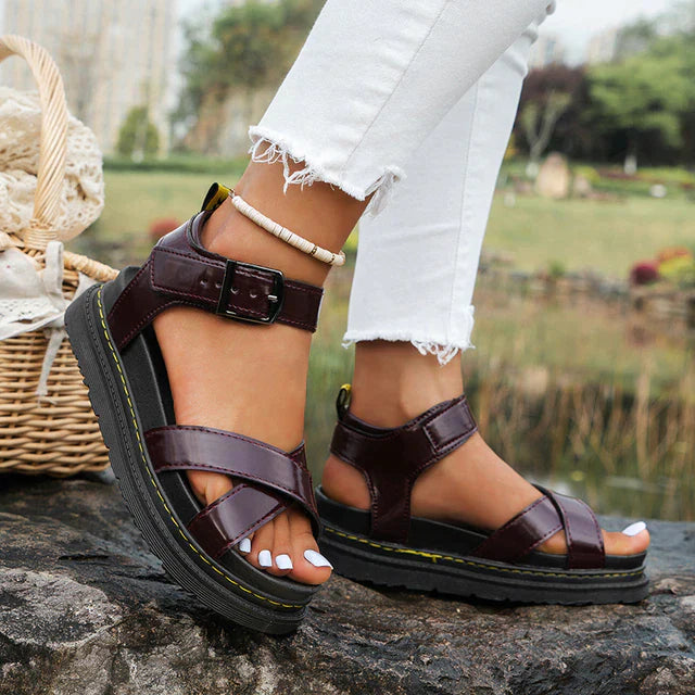 Platform Ankle Strap Sandals for Women