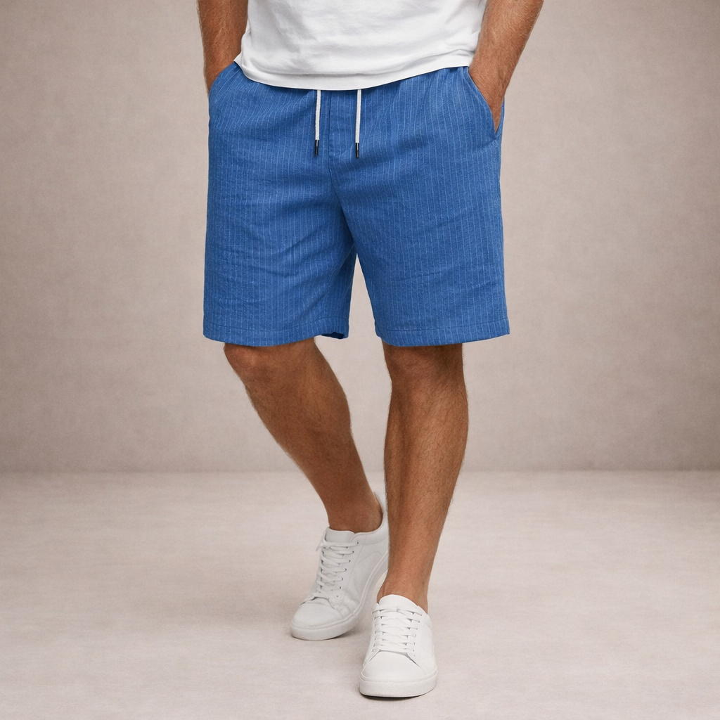 Linen Relaxed Fit Shorts for Men