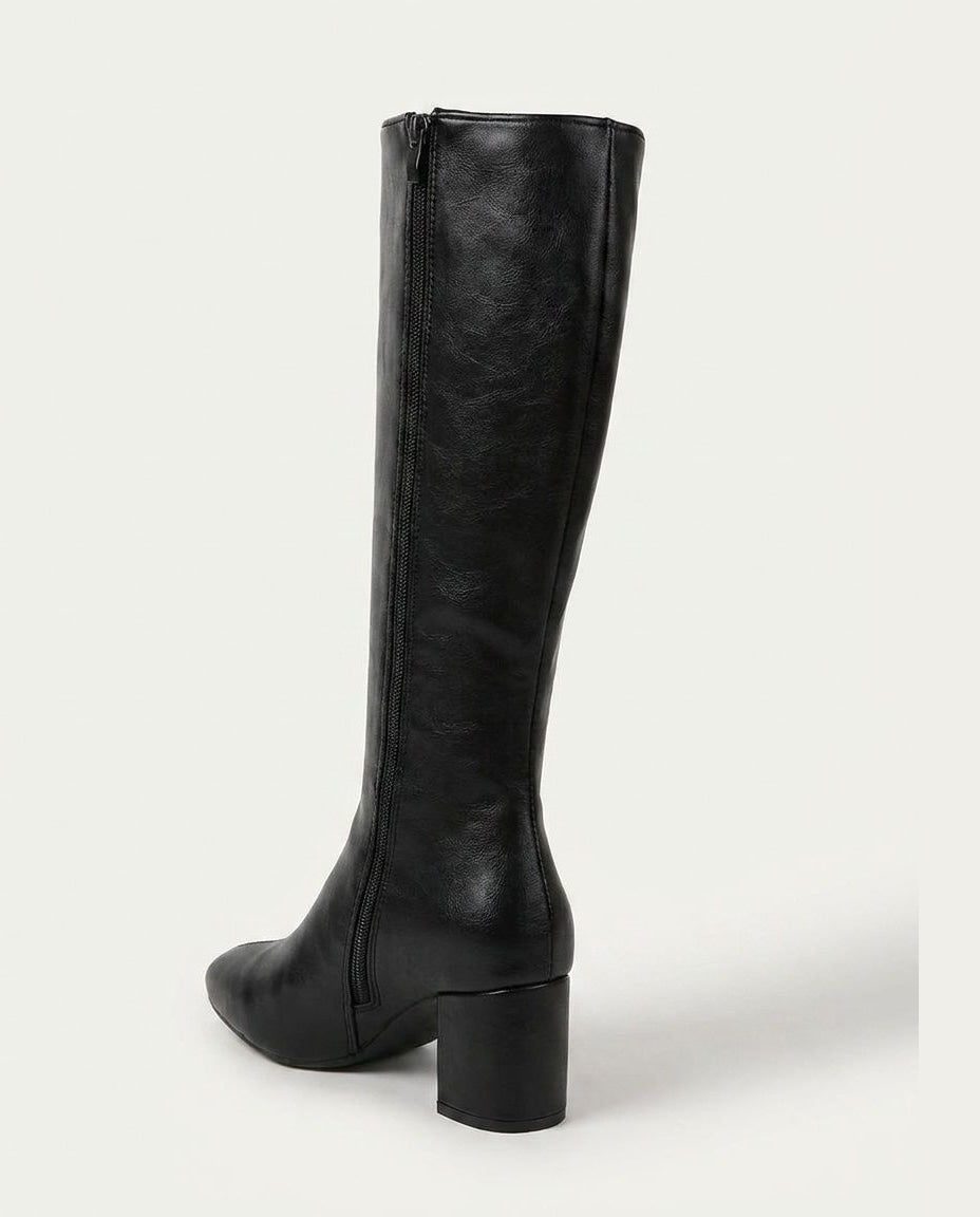 Block Heel Knee High Boots for Women - View 3