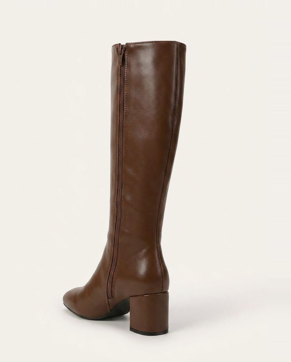 Block Heel Knee High Boots for Women - View 8