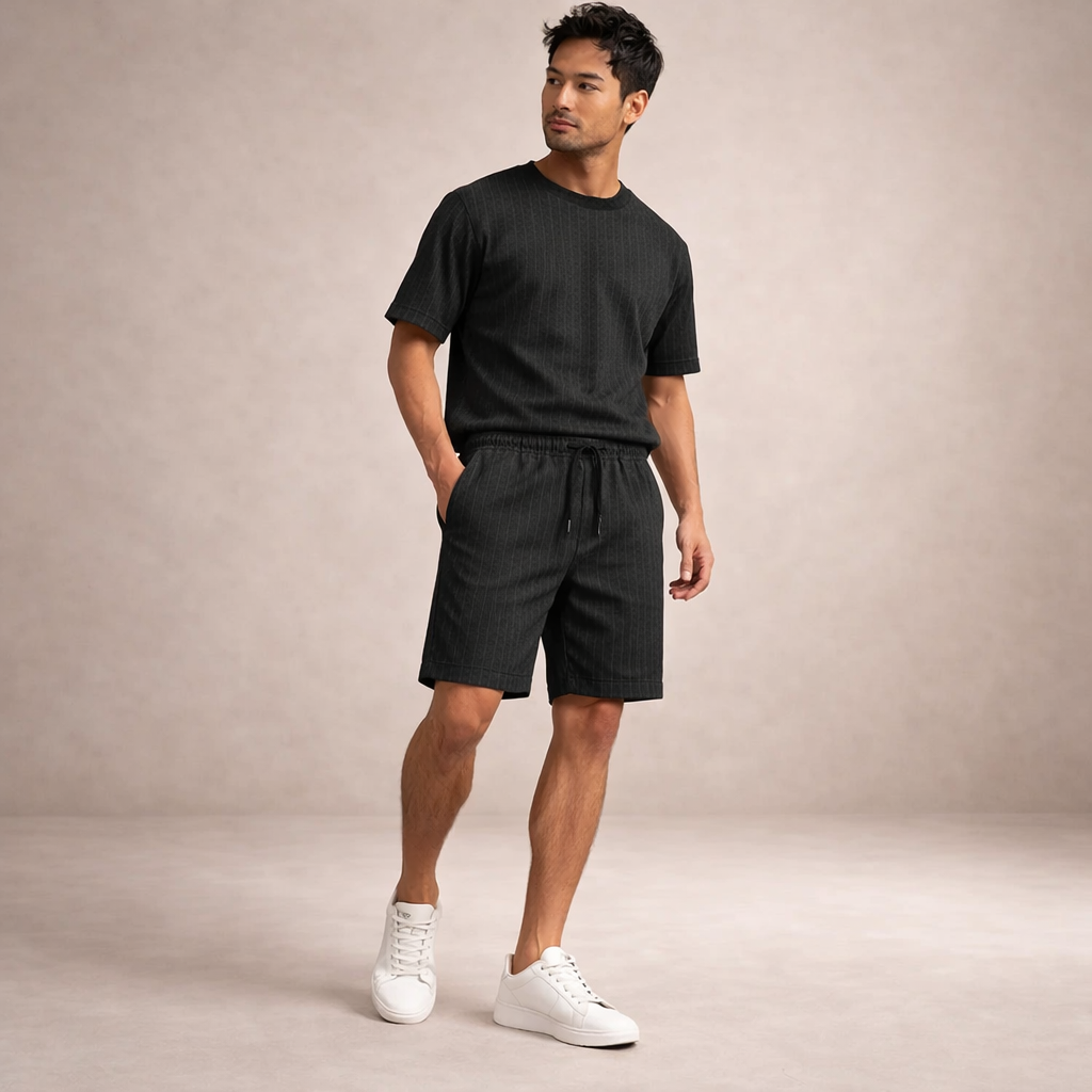 Linen Relaxed Fit Shorts for Men