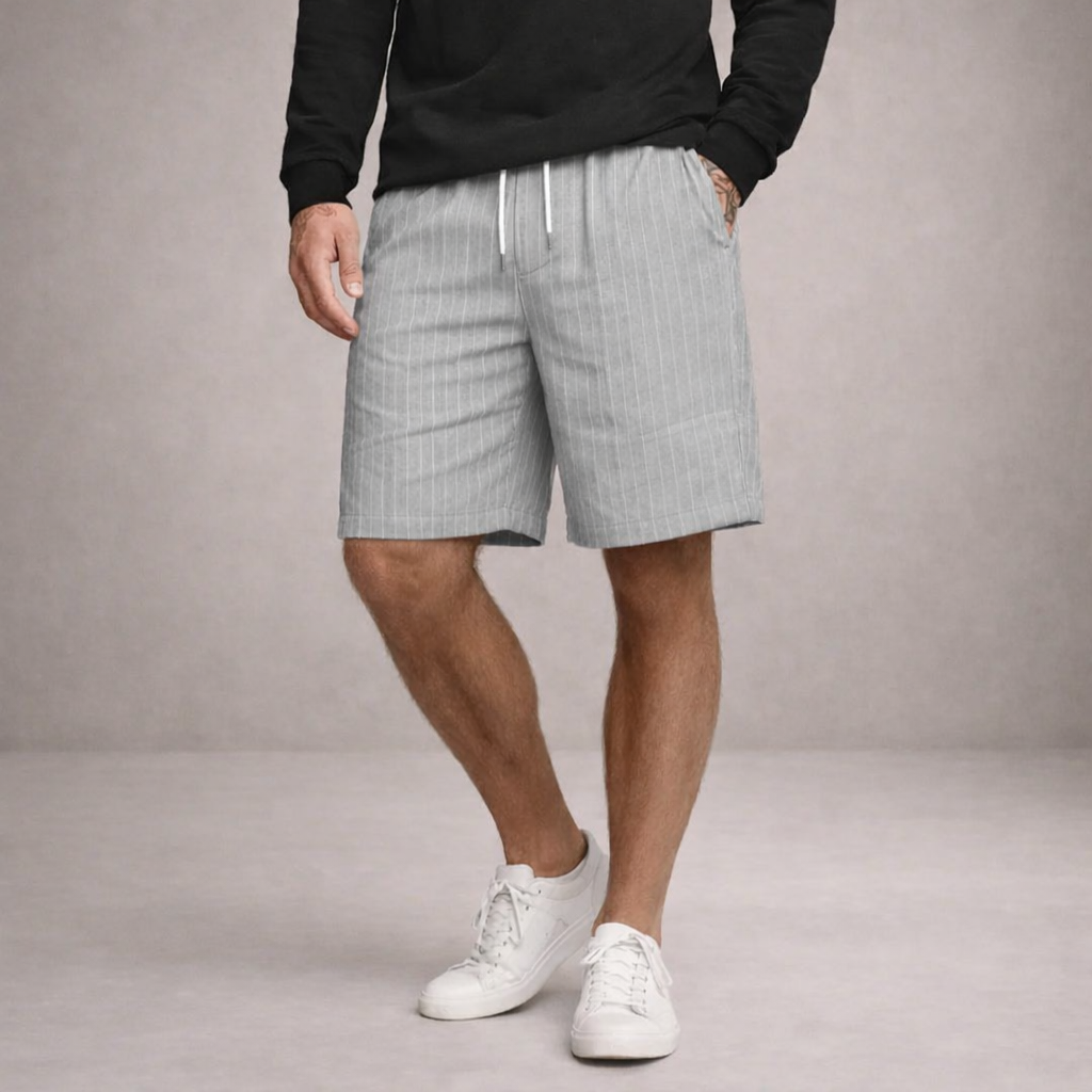 Linen Relaxed Fit Shorts for Men