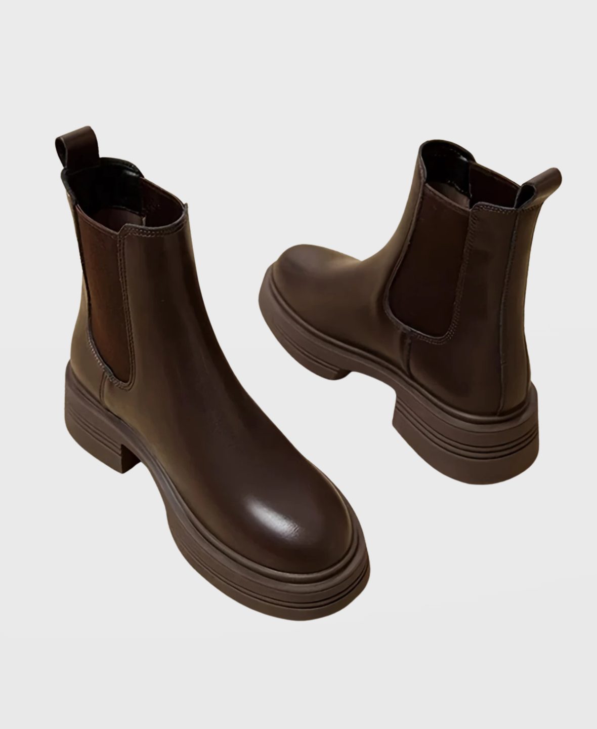 Chelsea Ankle Boots with Block Heel for Women - View 2
