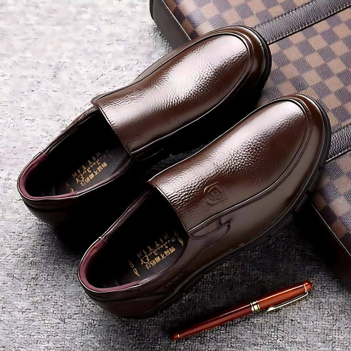 Chunky Sole Slip-On Loafers for Men - View 6