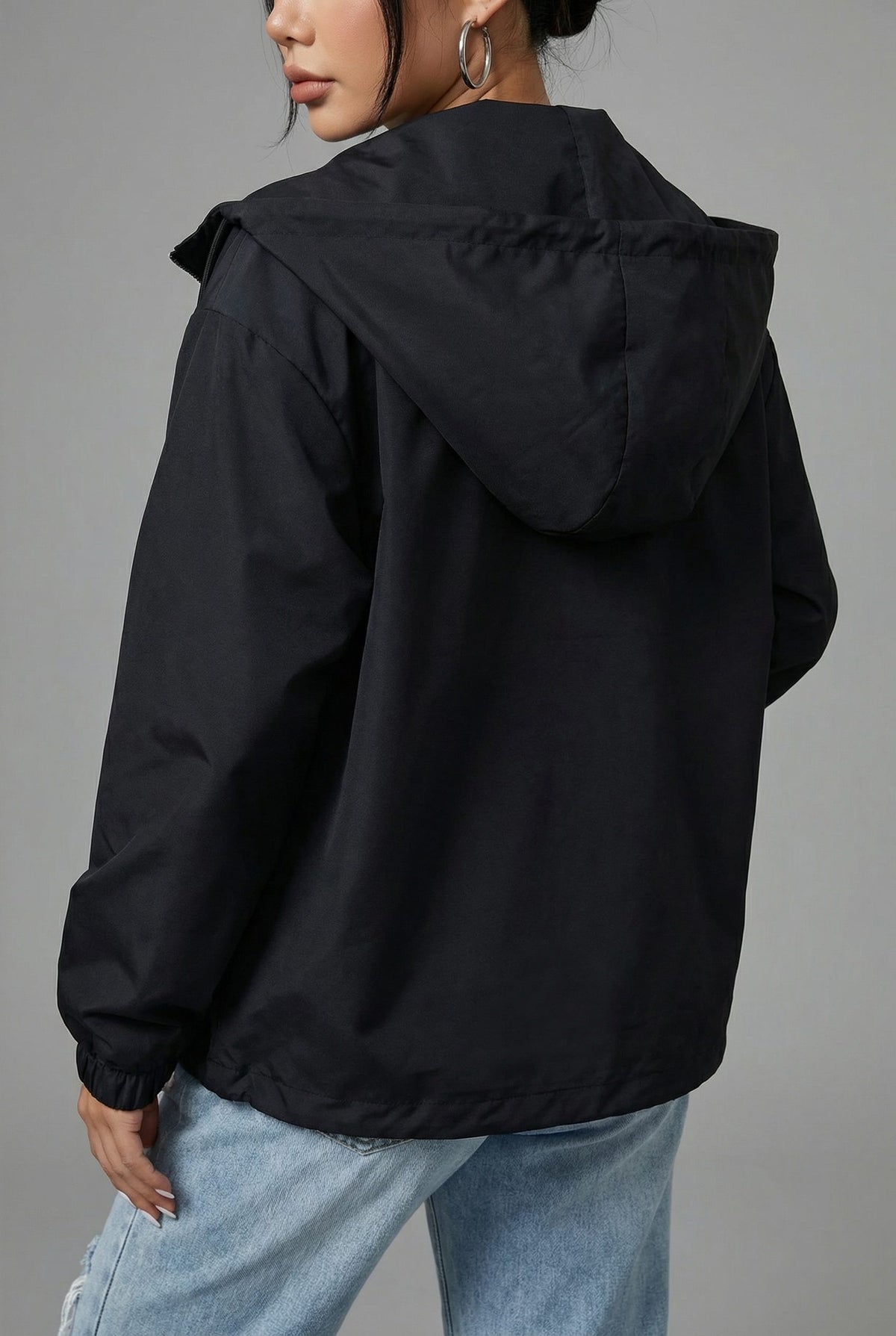 Cropped Hooded Jacket for Women - View 3