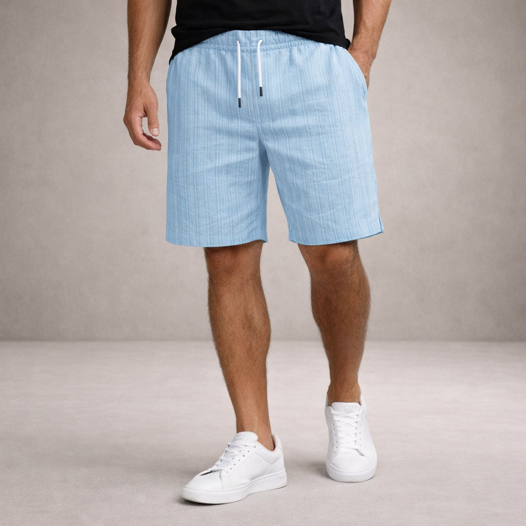 Linen Relaxed Fit Shorts for Men
