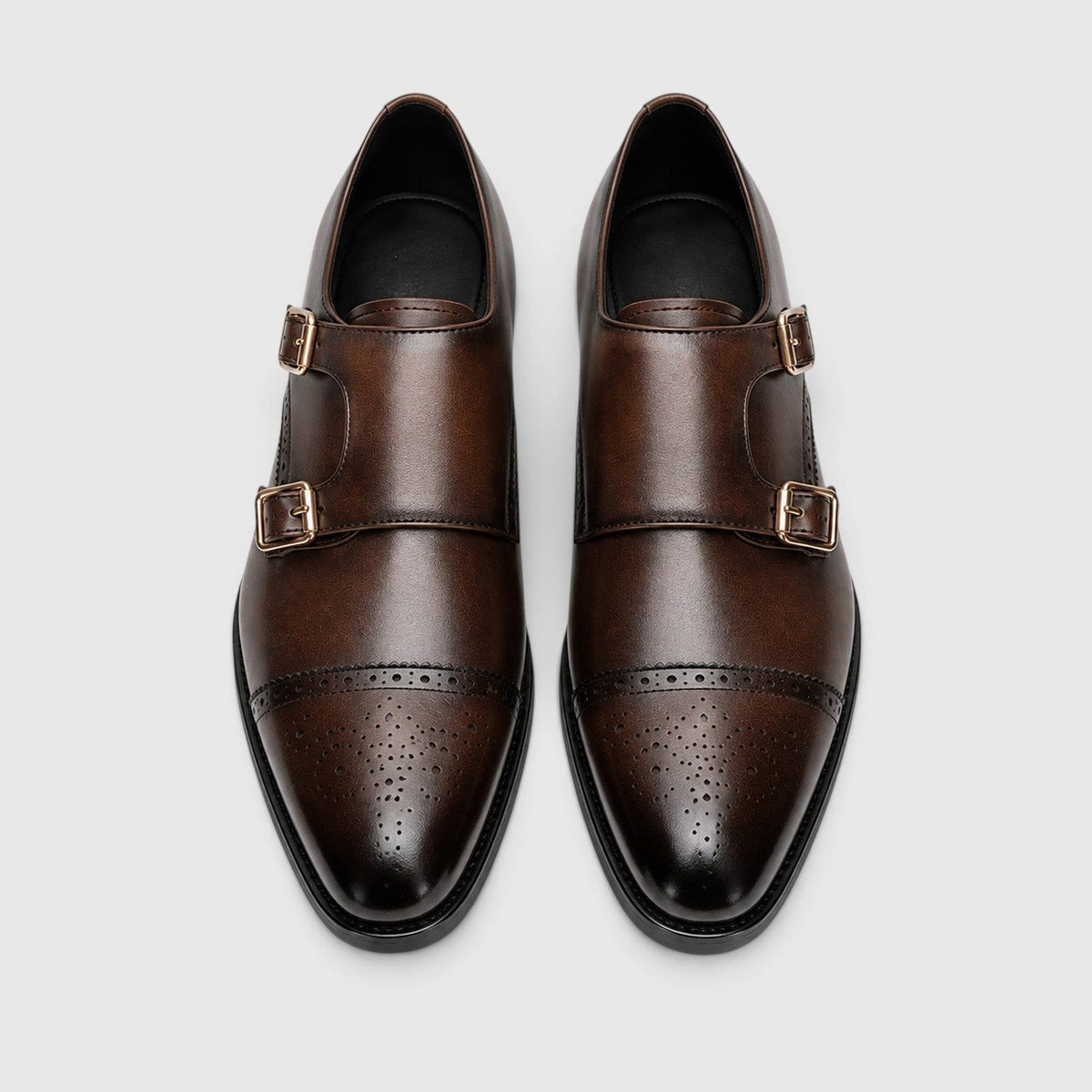 Double Monk Strap Formal Shoes for Men - View 4