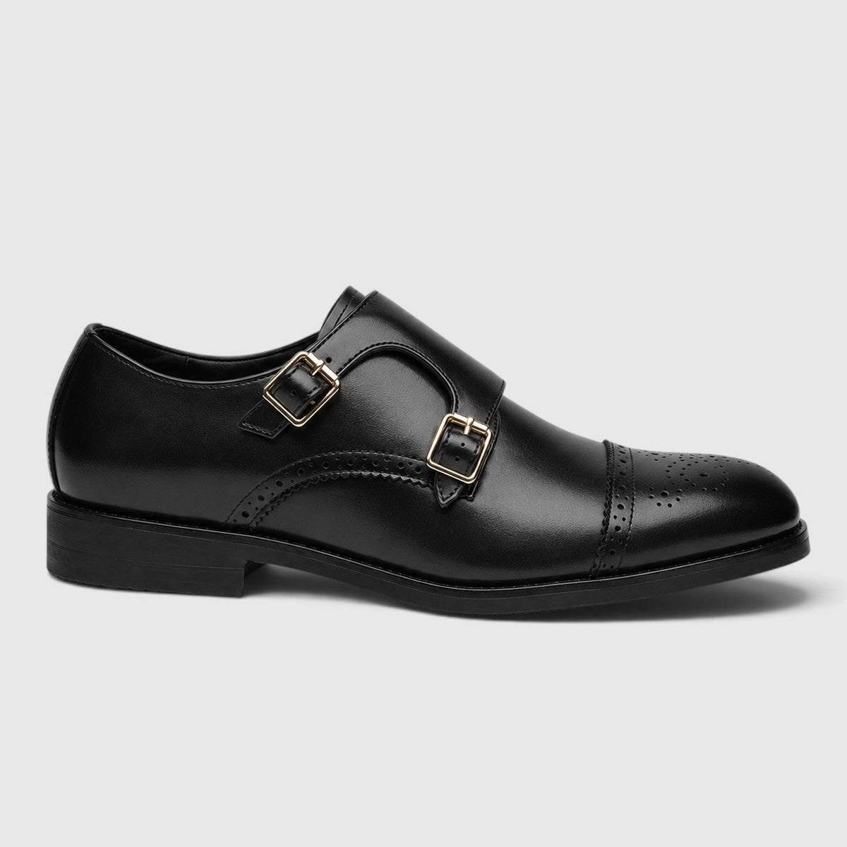 Double Monk Strap Formal Shoes for Men - View 7