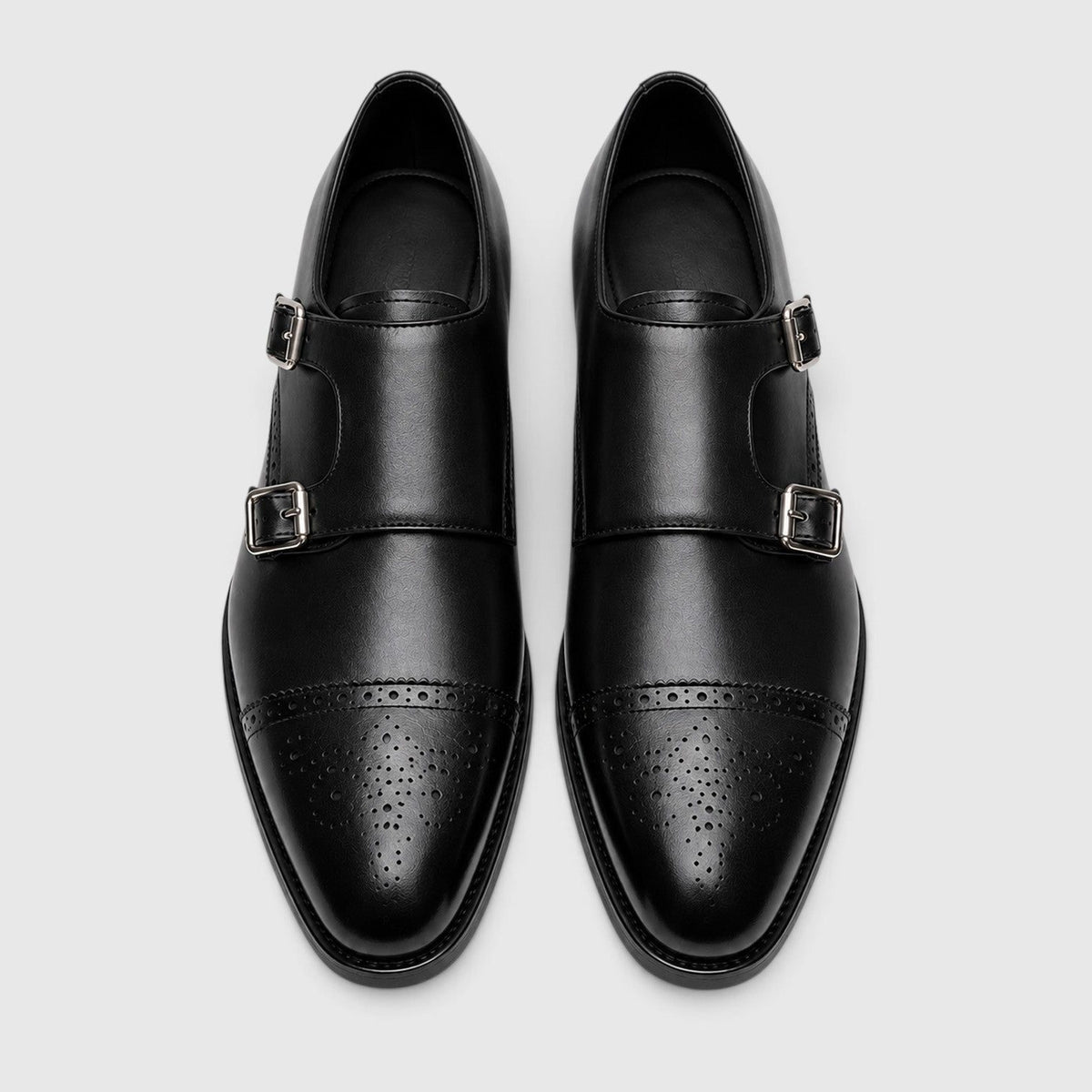 Double Monk Strap Formal Shoes for Men - View 8