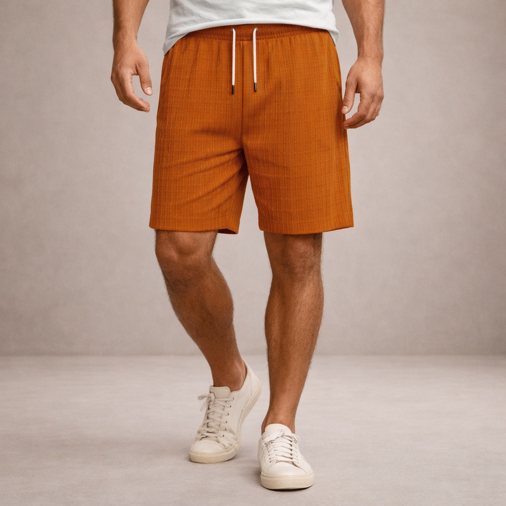 Linen Relaxed Fit Shorts for Men