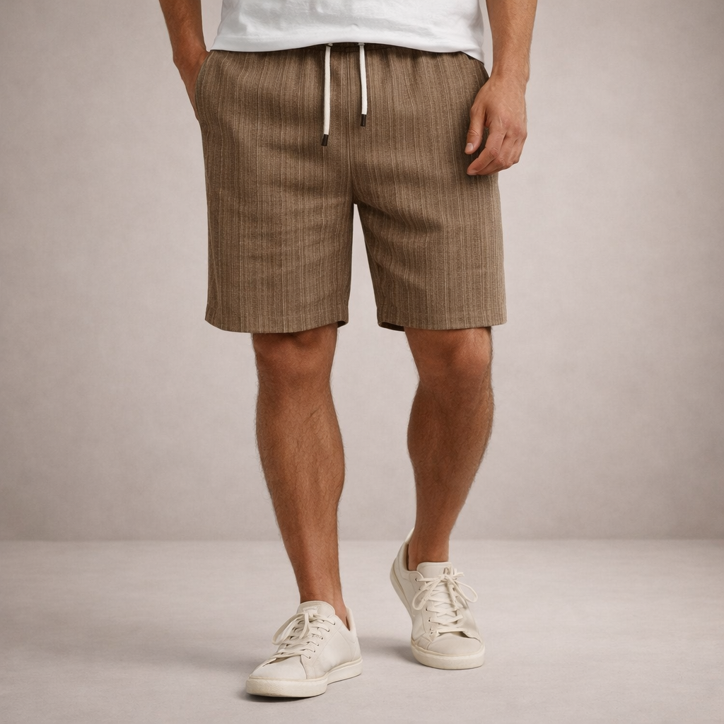 Linen Relaxed Fit Shorts for Men