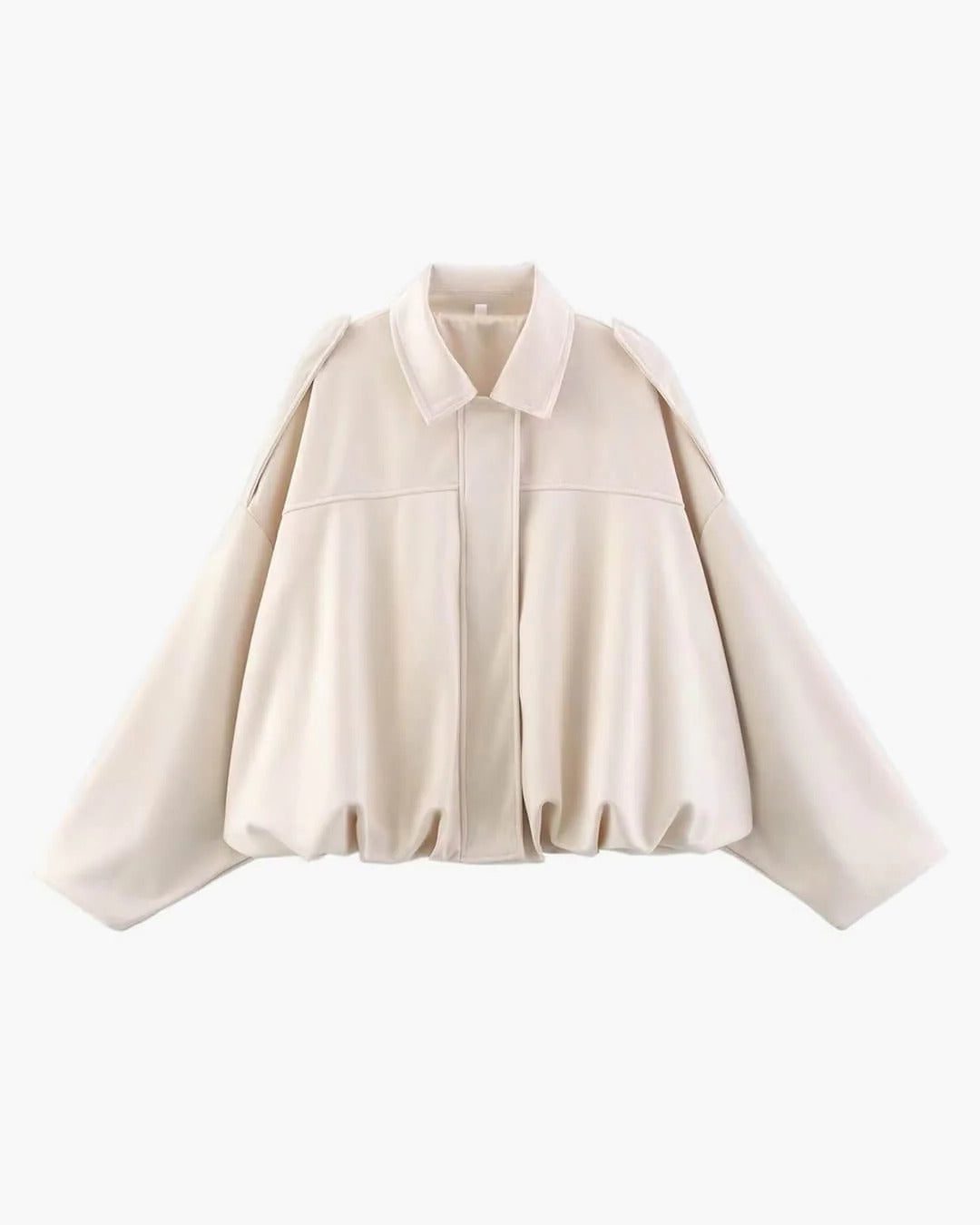Faux Suede Cropped Bomber Jacket for Women - View 10