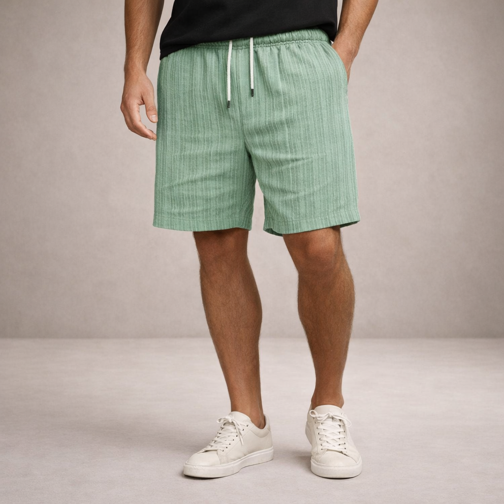 Linen Relaxed Fit Shorts for Men