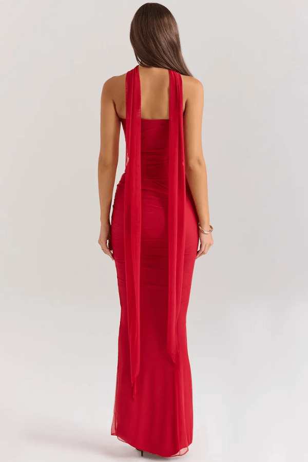 Strapless Wedding Guest Maxi Dress for Women