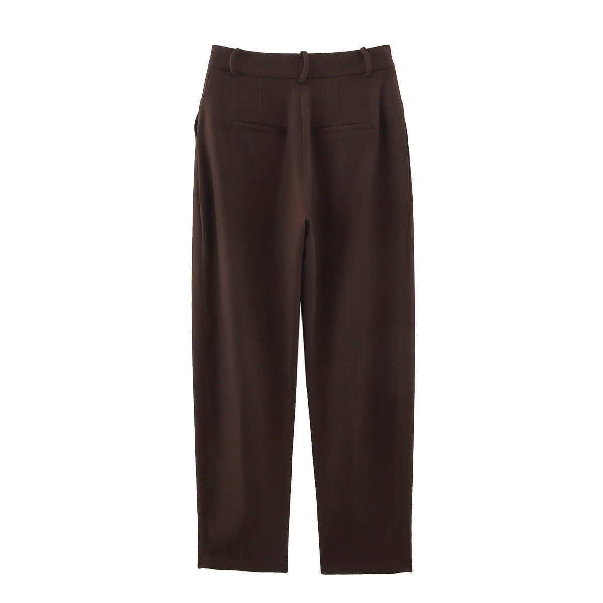High-Waisted Wide-Leg Pleated Trousers for Women - View 5