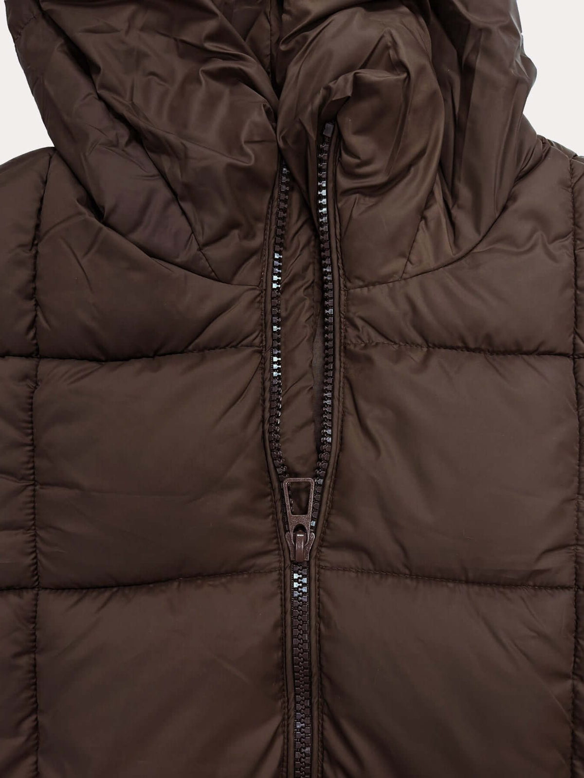 Hooded Long Puffer Coat for Women - View 5