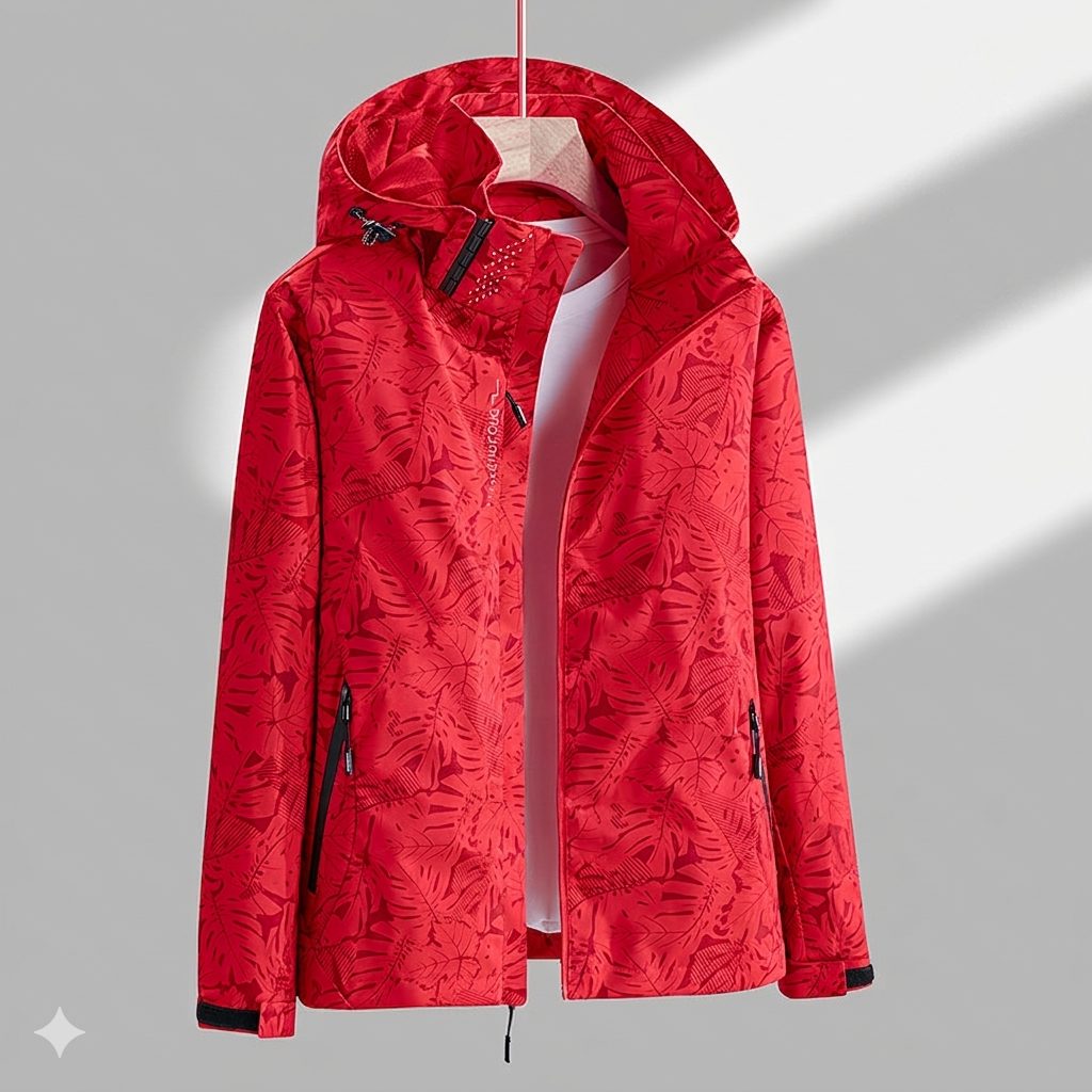 Hooded Raincoat Jacket for Women - View 8