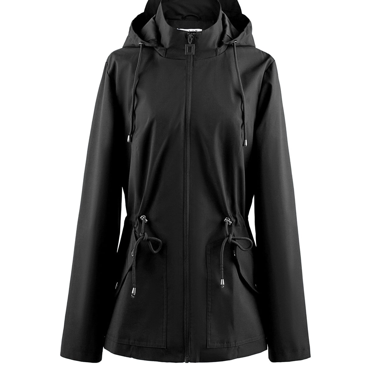 Hooded Zip-Up Raincoat for Women - View 11
