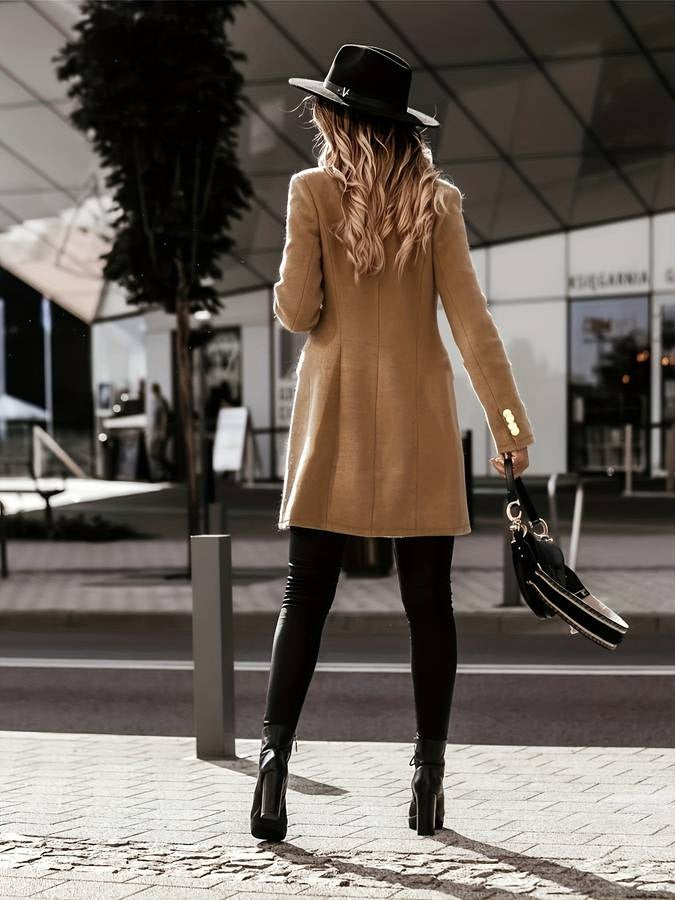 Mid Length Winter Coat for Women