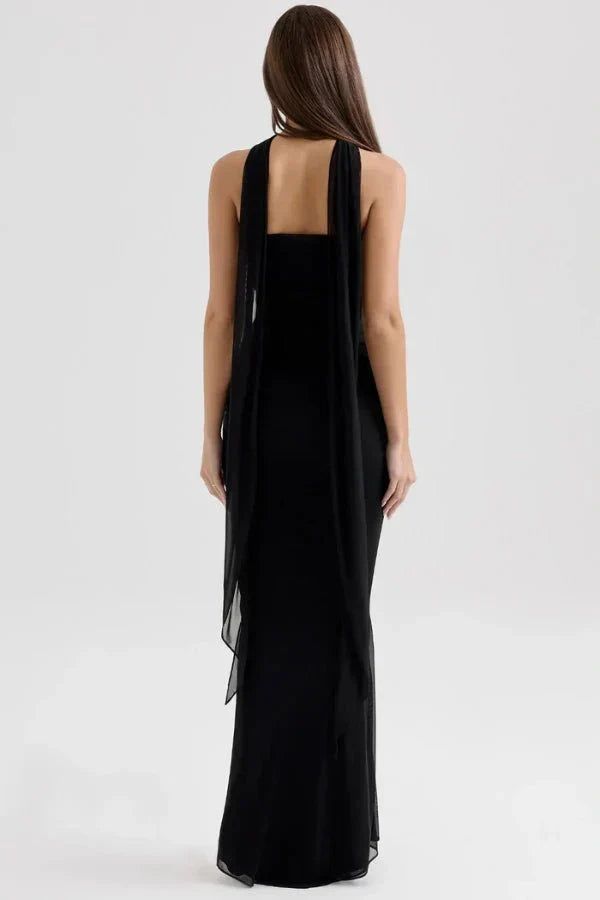 Strapless Wedding Guest Maxi Dress for Women
